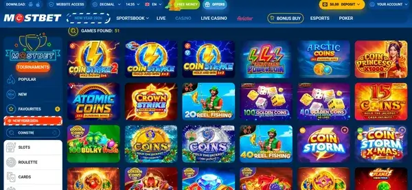 Coin Strike 2, Coin Strike and Crown Strike slot icons in the casino lobby